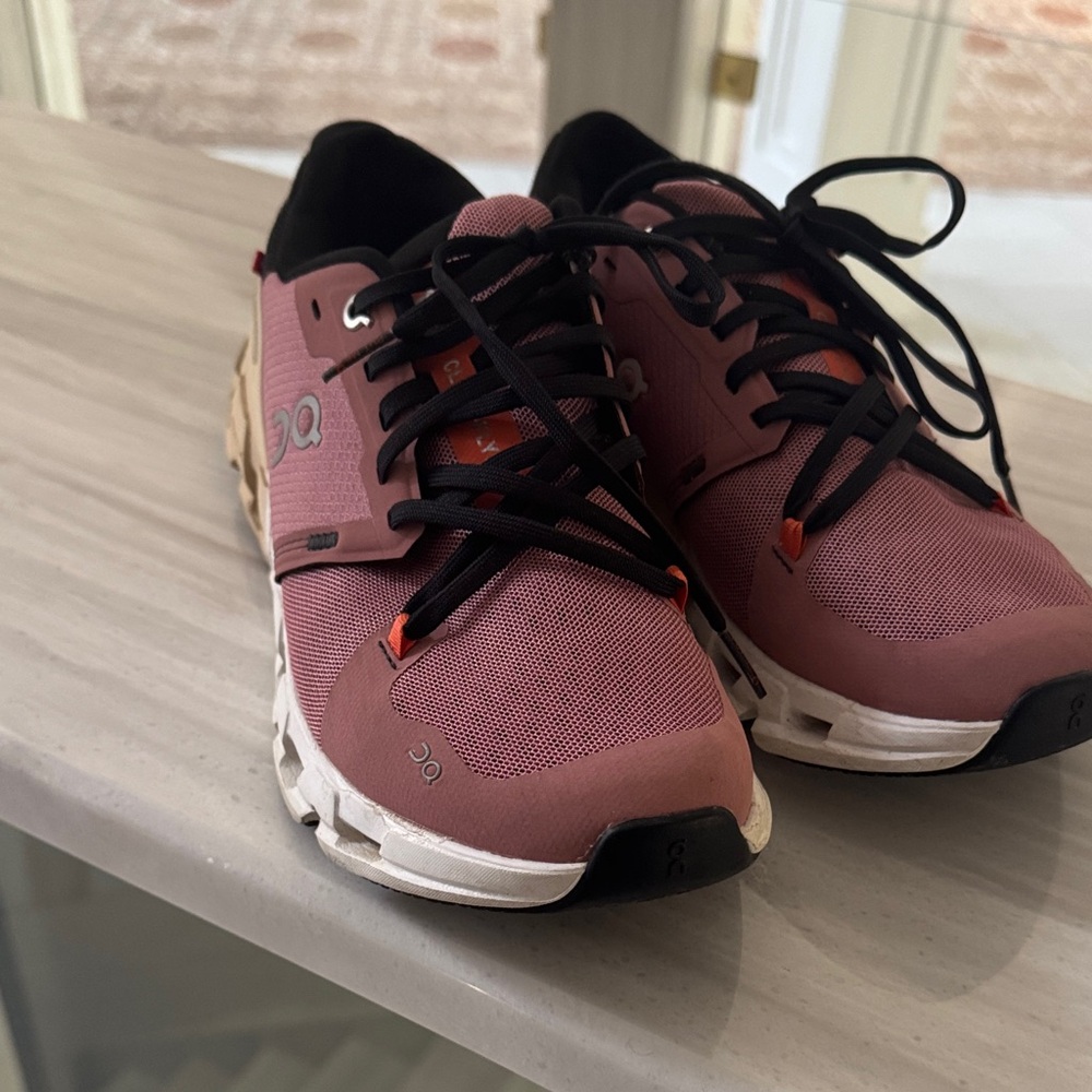 On Running Women's Sneakers in Pink and Black